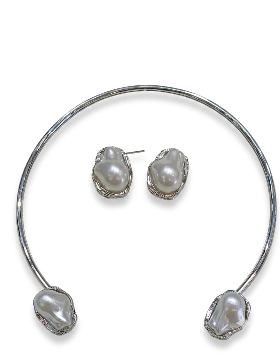 Chocker + Brinco Pérola